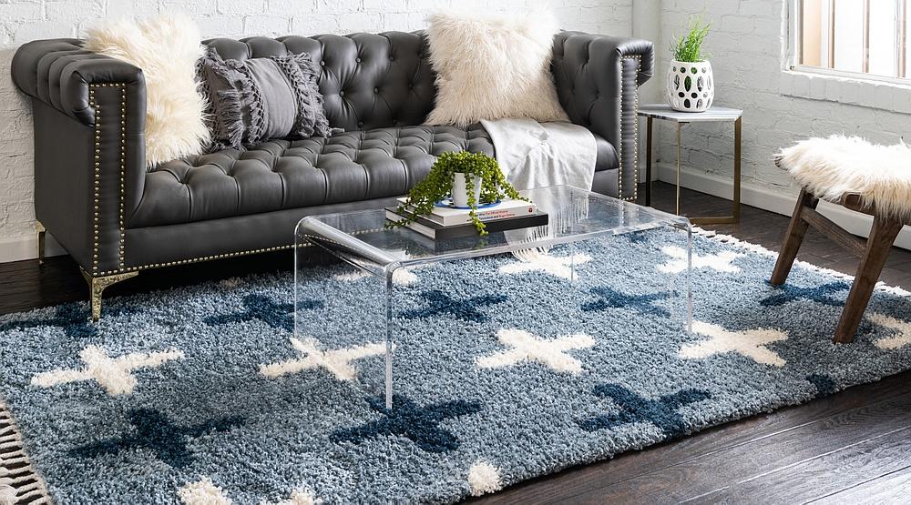 Coleman - Moderner Nordischer Shaggy-Teppich